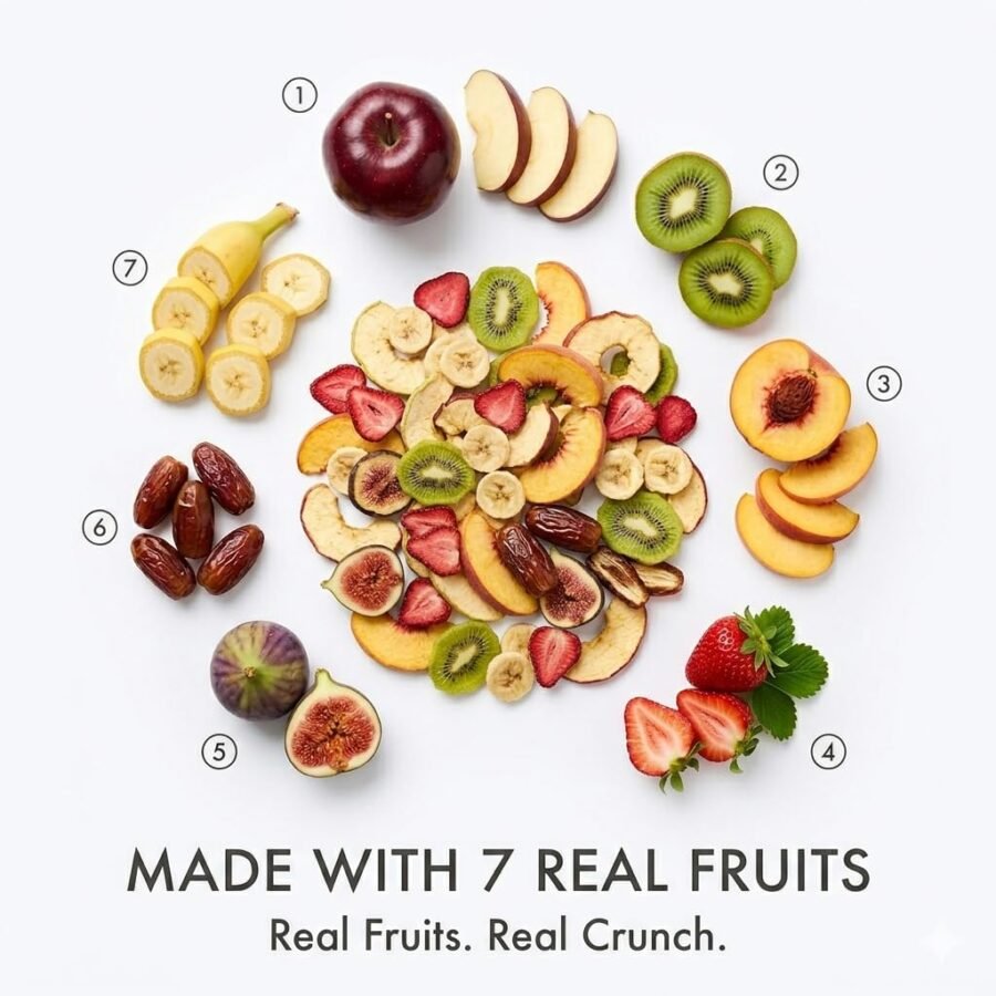 OJASVA Dehydrated Fruits Mix | Premium Dried Fruit Snack1
