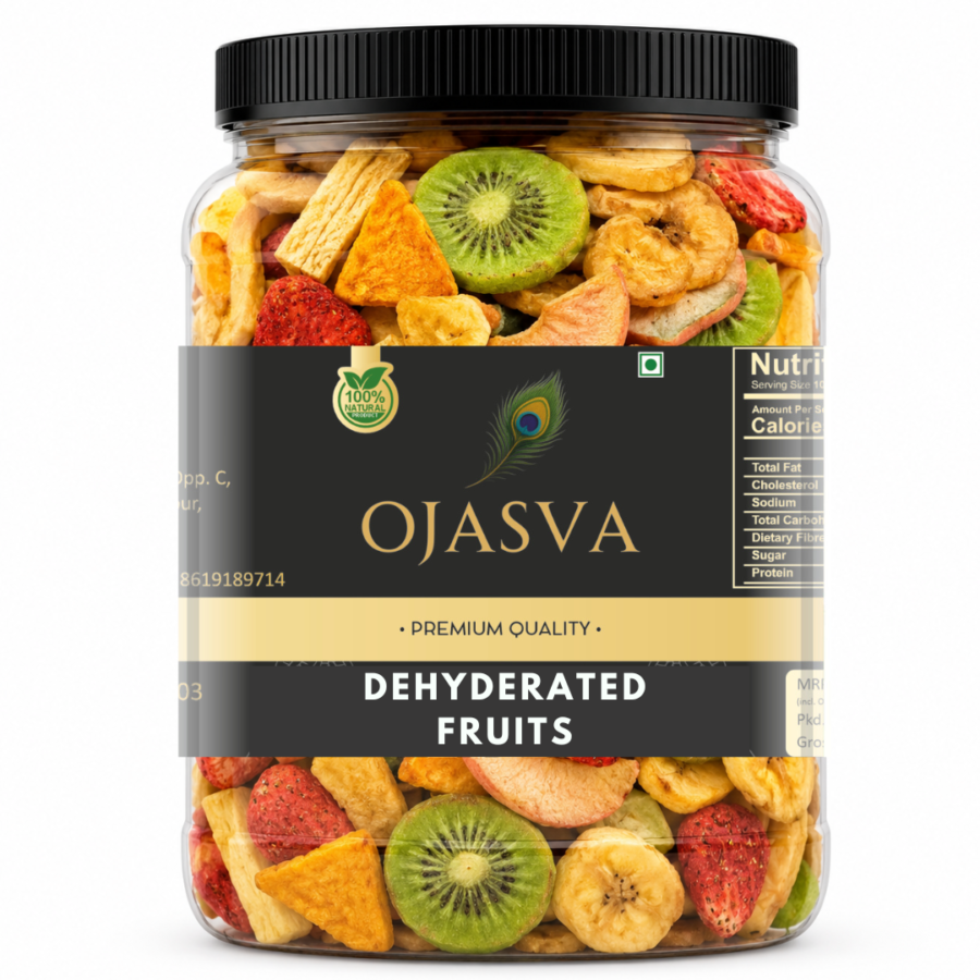 OJASVA Dehydrated Fruits Mix | Premium Dried Fruit Snack