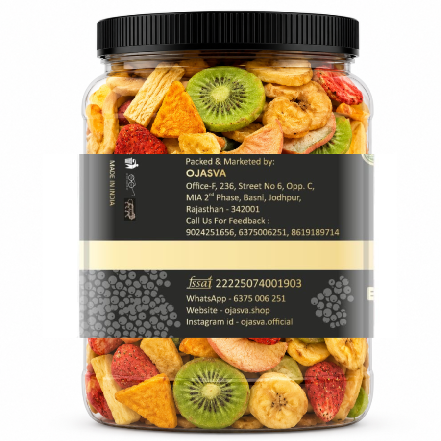 OJASVA Dehydrated Fruits Mix | Premium Dried Fruit Snack5