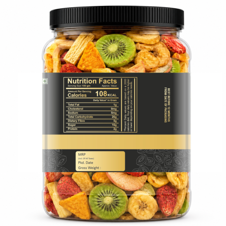 OJASVA Dehydrated Fruits Mix | Premium Dried Fruit Snack4